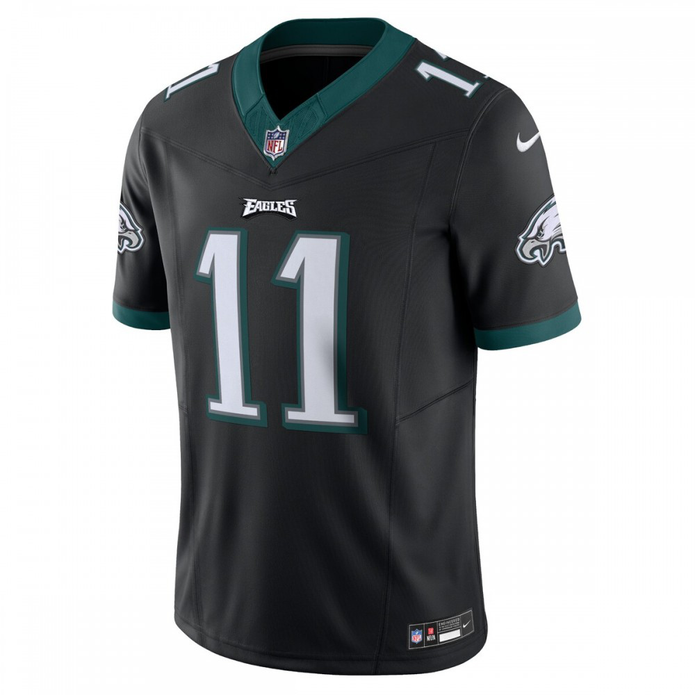 A.J. Brown Philadelphia Eagles Nike Vapor F.U.S.E. Limited Alternate Jersey - Black-GridironStore